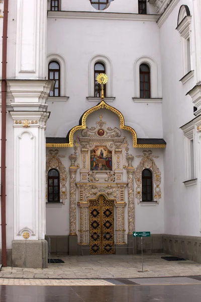 Dveře, pechersk lavra klášter, Kyjev — Stock fotografie