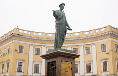 Monument to Rishelie Dyuk, Odessa clipart