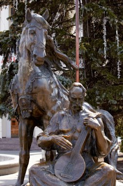 Statue Of Cossack Mamay, Kiev clipart