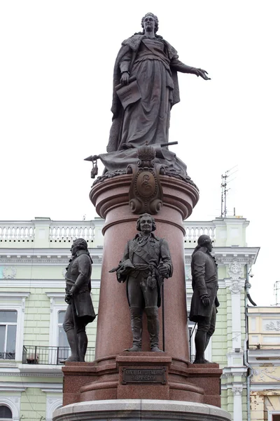皇后凯瑟琳，敖德萨的纪念碑 — 图库照片