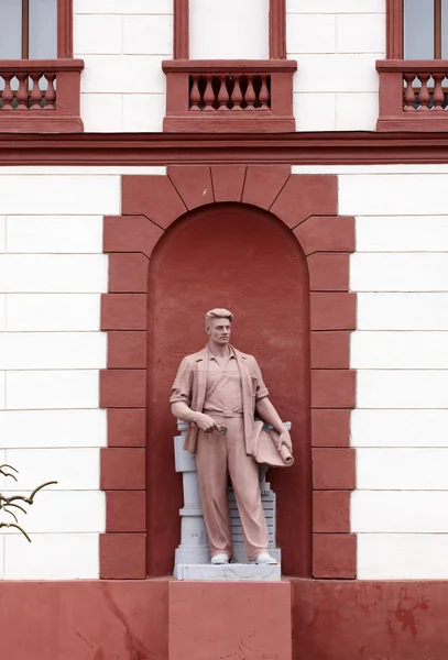 Sculpture d'un ouvrier, Odessa — Photo