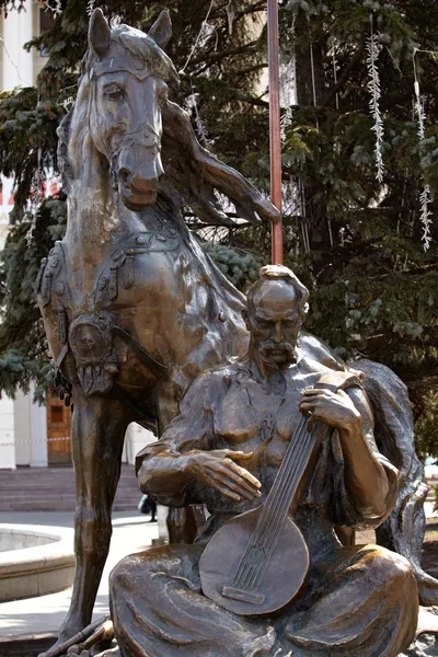 Staty av kosack mamay, kiev — Stockfoto