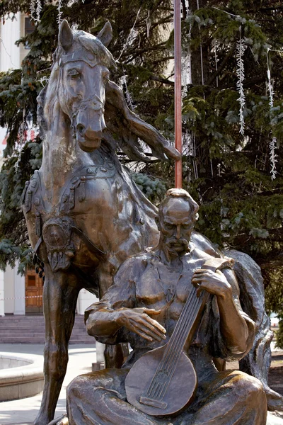 Статуя Козак Мамай, м. Київ — стокове фото