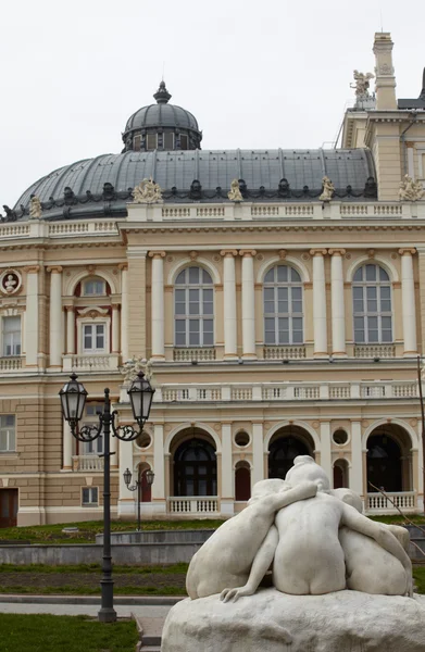 Vista da Ópera e balé em Odessa — Fotografia de Stock
