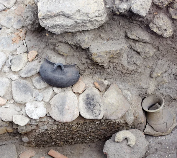 stock image Ancient Vase in the sand