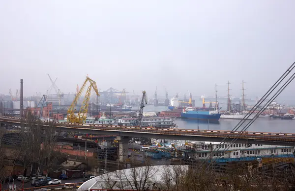 Porto de carga em Odessa — Fotografia de Stock