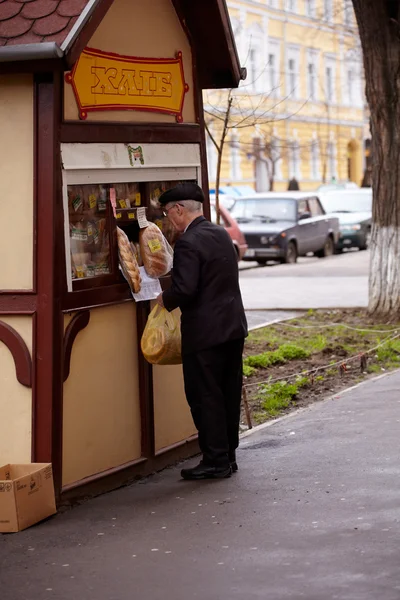 Eldery ekmek eşya, odessa — Stok fotoğraf