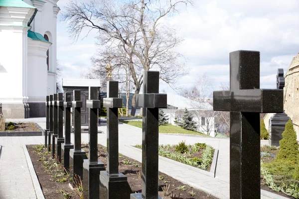 Kiev Pechersk Lavra temető — Stock Fotó