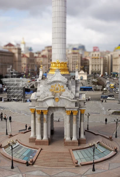 Oszlop Independence Square, Kiev — Stock Fotó