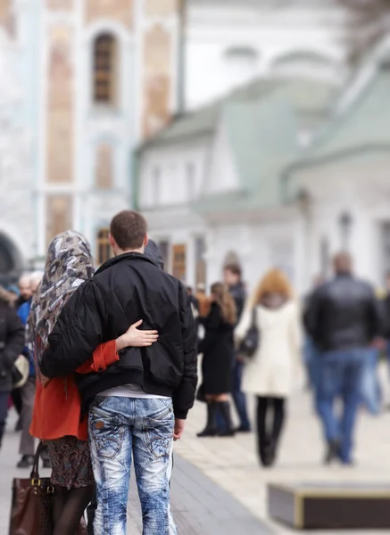 Amantes, Monasterio de Pechersk Lavra en Kiev —  Fotos de Stock