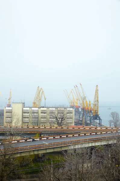 Ładunku port w Odessie — Zdjęcie stockowe