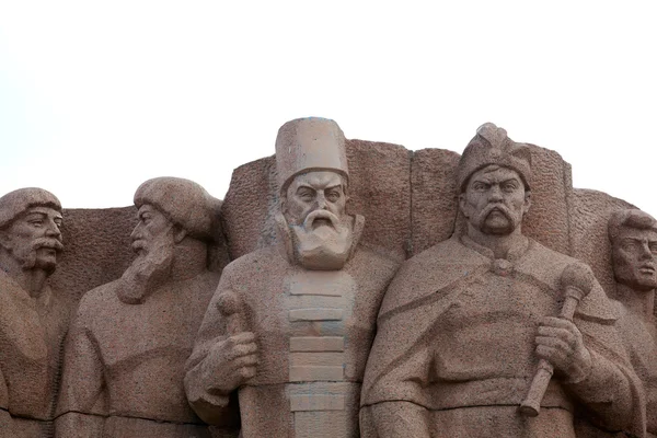 Памятник Дружбе народов - казаки, Киев — стоковое фото