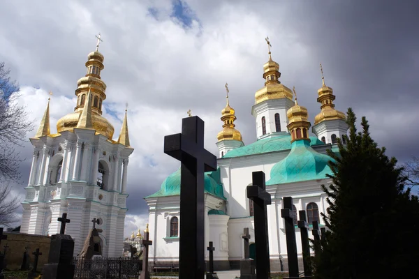 Kijów Pechersk lavra cmentarz — Zdjęcie stockowe