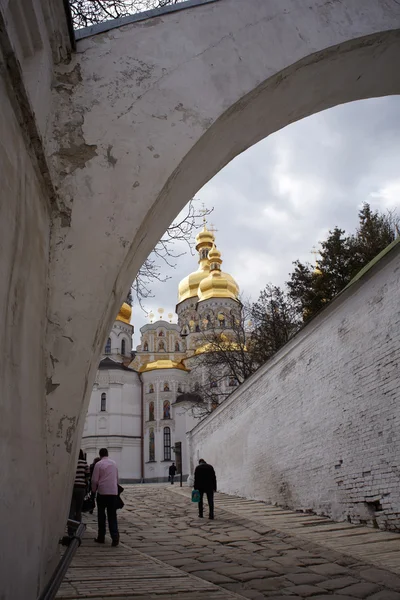 Pechersk lavra klooster, kiev Rechtenvrije Stockafbeeldingen