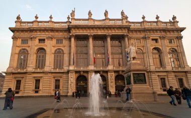 Palazzo Madama in Turin, Italy clipart