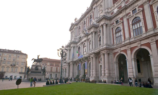 Palazzo carignano, Torino — Stok fotoğraf