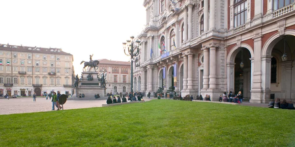 Palazzo Carignano, Turin — Stock Photo, Image