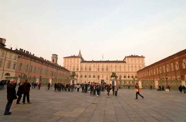 Piazza Castello a Torino, Italia — Foto Stock