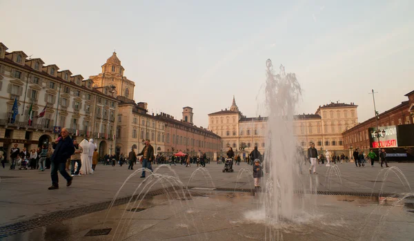 Piazza Castello en Turín, Italia —  Fotos de Stock