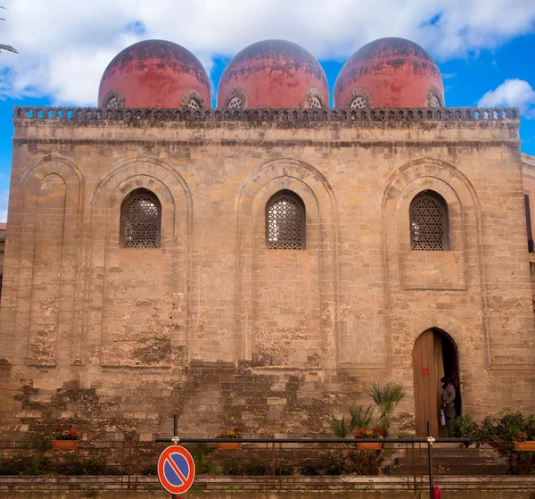 San Cataldo, iglesia normanda en Palermo — Foto de Stock