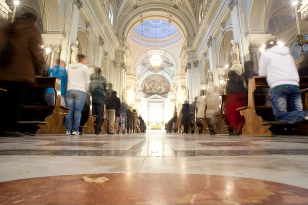 Innenraum der Kathedrale von Palermo, Sizilien, — Stockfoto