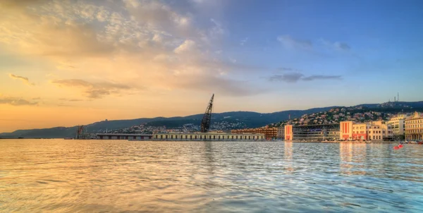 Trieste harbor — Stock Photo, Image