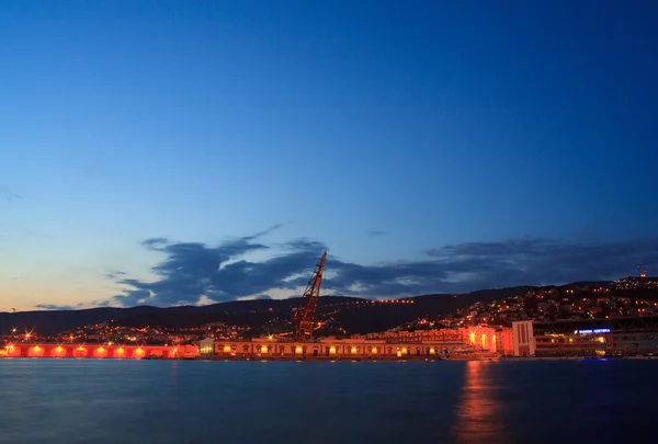 Puerto de Trieste — Foto de Stock