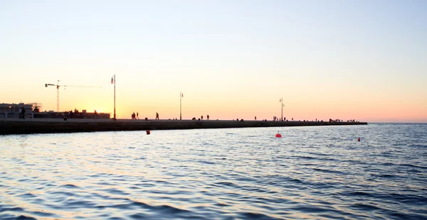 Molo Audace, Trieste — Fotografia de Stock