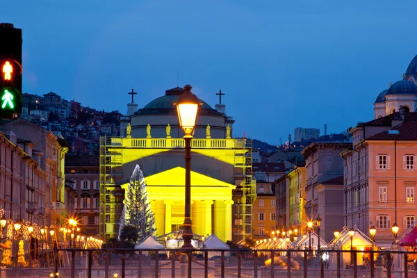 St. Antonio cathedral, Trieste — Stock Photo, Image