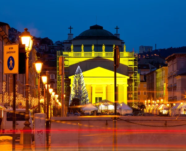 St. Antonio cathedral, Trieste — Stock Photo, Image