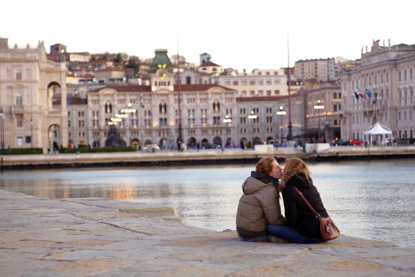 Los amantes de Trieste —  Fotos de Stock
