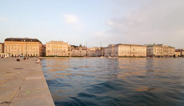 Piazza Unità d'Italia, Trieste — стокове фото