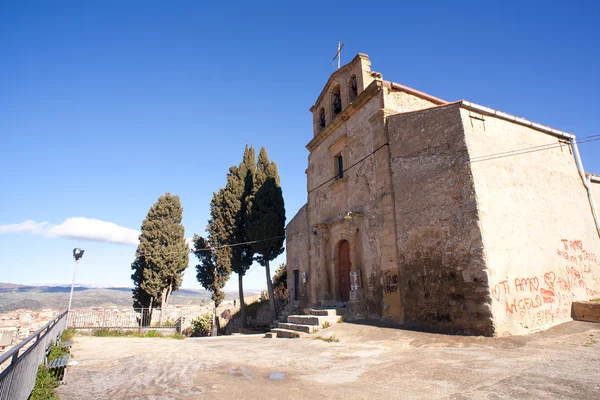 Kościół Santa croce, leonforte — Zdjęcie stockowe