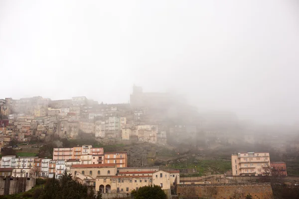 Fog in Troina — Stock Photo, Image
