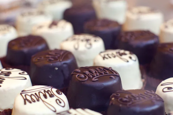 Chocolade gebakje — Stockfoto