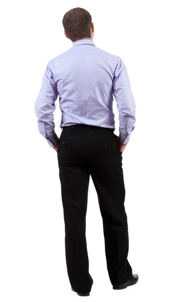 Back view of Business man — Stock Photo, Image