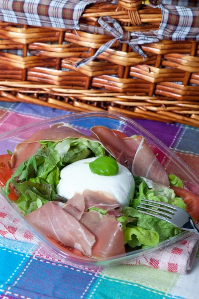 Bufala mozzarella salad — Stock Photo, Image