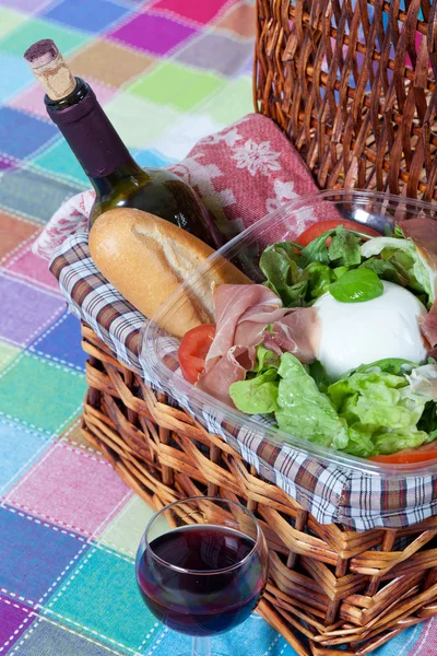Salada Bufala mozzarella — Fotografia de Stock