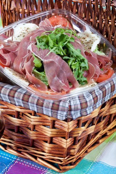Parma šunkou salát — Stock fotografie