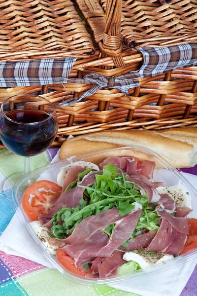 Parma Ham salad — Stock Photo, Image