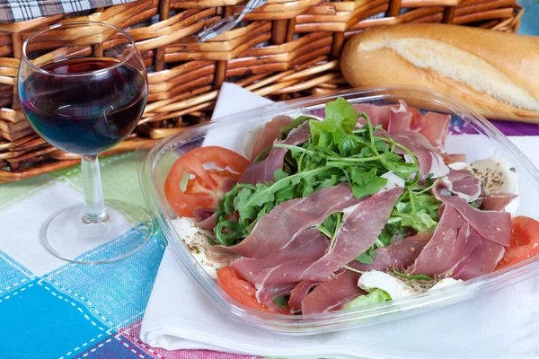 Parma Ham salad — Stock Photo, Image