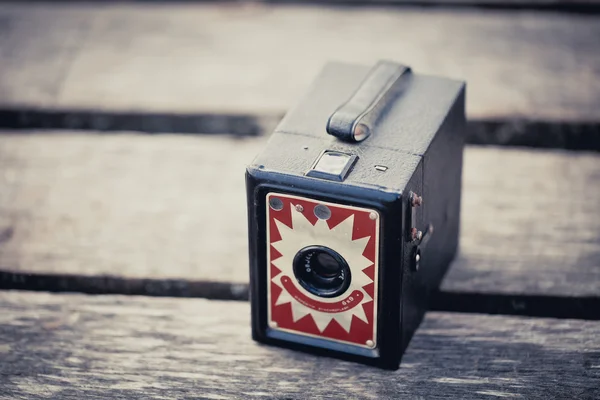 Stary aparat składane — Zdjęcie stockowe