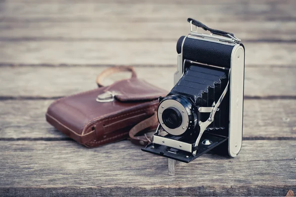 Φωτογραφική μηχανή πτυσσόμενα — Φωτογραφία Αρχείου