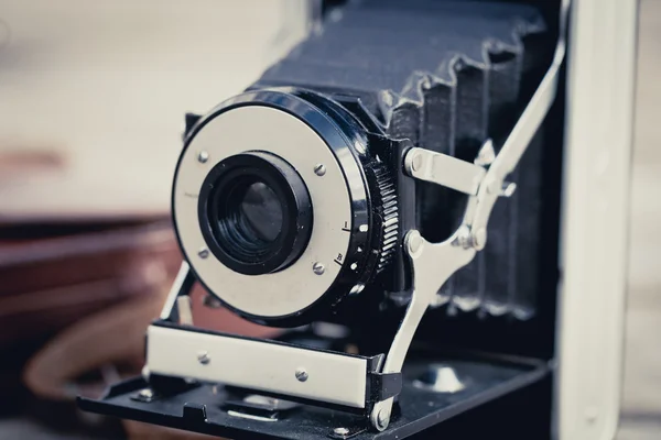 Φωτογραφική μηχανή πτυσσόμενα — Φωτογραφία Αρχείου