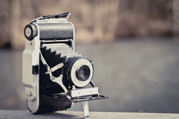 Складная камера — стоковое фото
