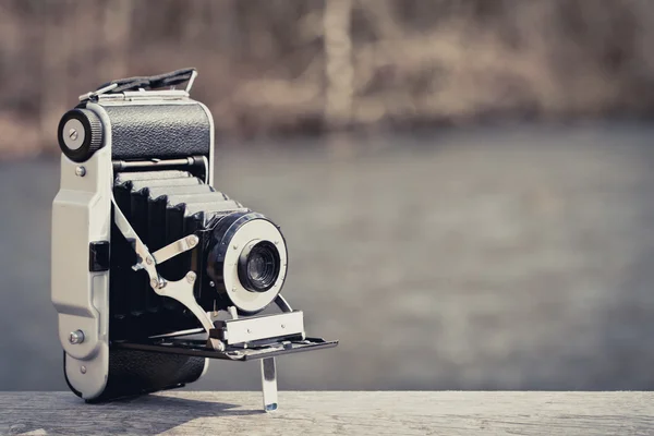 Складная камера — стоковое фото