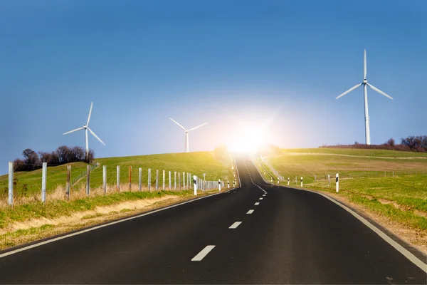 stock image Wind turbines