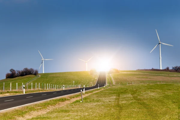 stock image Wind turbines