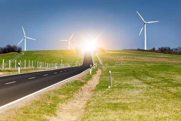 stock image Wind turbines