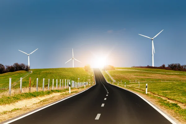 stock image Wind turbines